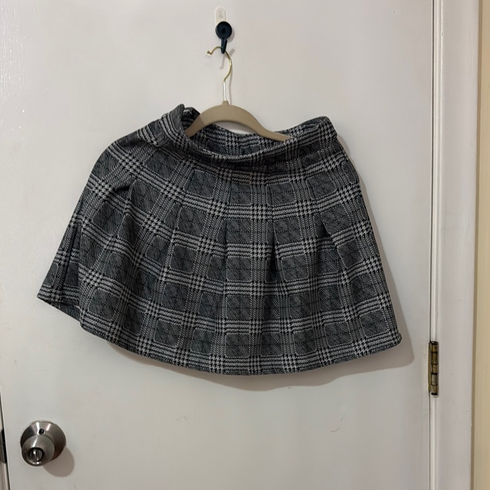 Plaid Gray Women's Skirt